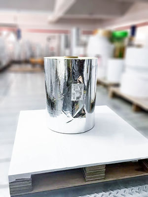 좋은 가격 추가로 끈적끈적한 가벼운 은 BOPP 접착제 덤보 롤 라벨 SGS 인증을 받았습니다 온라인으로