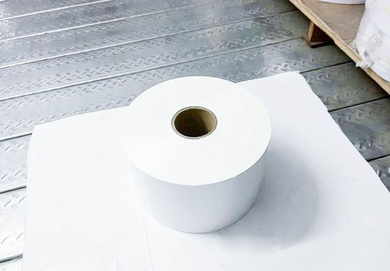 좋은 가격 자기 접착성 접착성 후면 종이 롤, 매트 PET 방수 롤 라벨 온라인으로