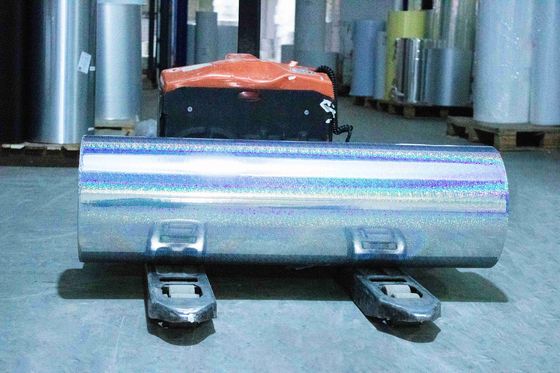 좋은 가격 방수 자속 홀로그래픽 필름 라벨 종이 50u 표면 두께 온라인으로